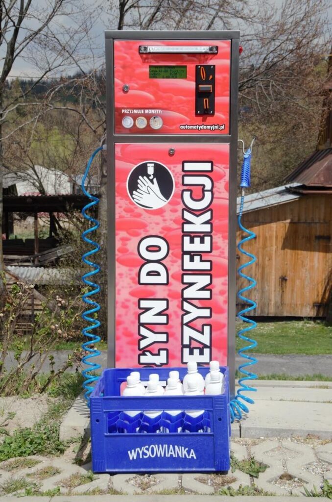 Distribútor osviežovača vzduchu do autoumyvárne