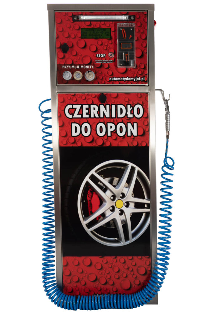 Distribútor na začernenie pneumatík
